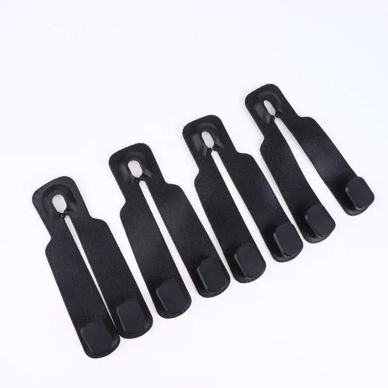 4-Pack Car Headrest Hooks – Backseat Bag Hanger Organizer
