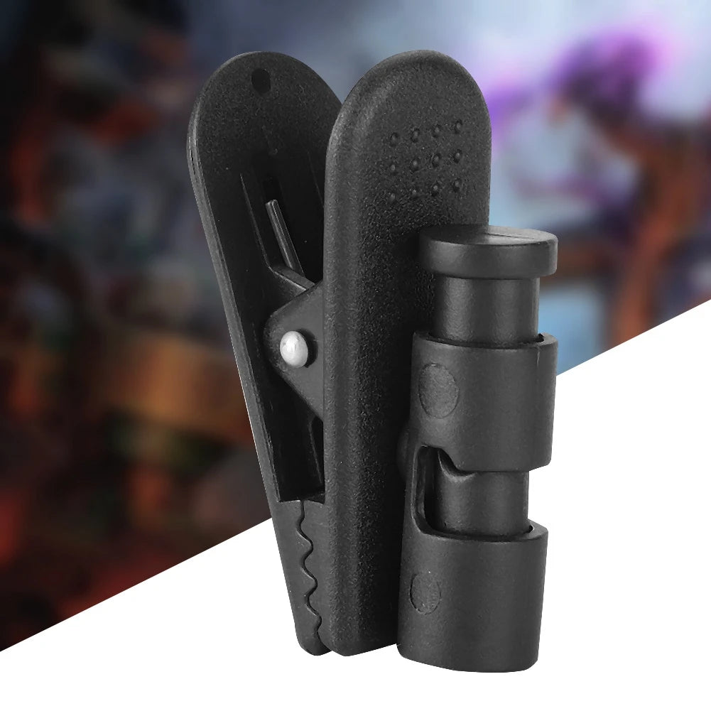 Black Earpiece Headphone Headset Earphone Earbud Large Clip Clamp