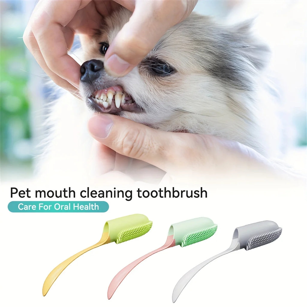 Dog Toothbrush Cleaning Finger Dogs Food Grade Silicone Cats Dental