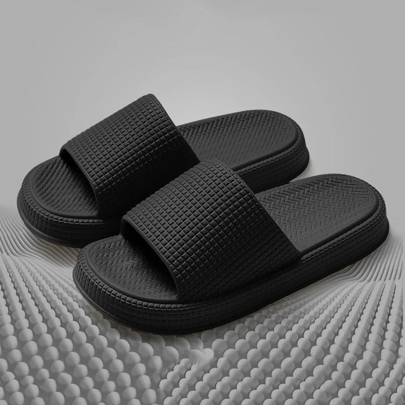 Summer Fashion Slippers Men EVA Soft Sole Non-slip Slides Indoor