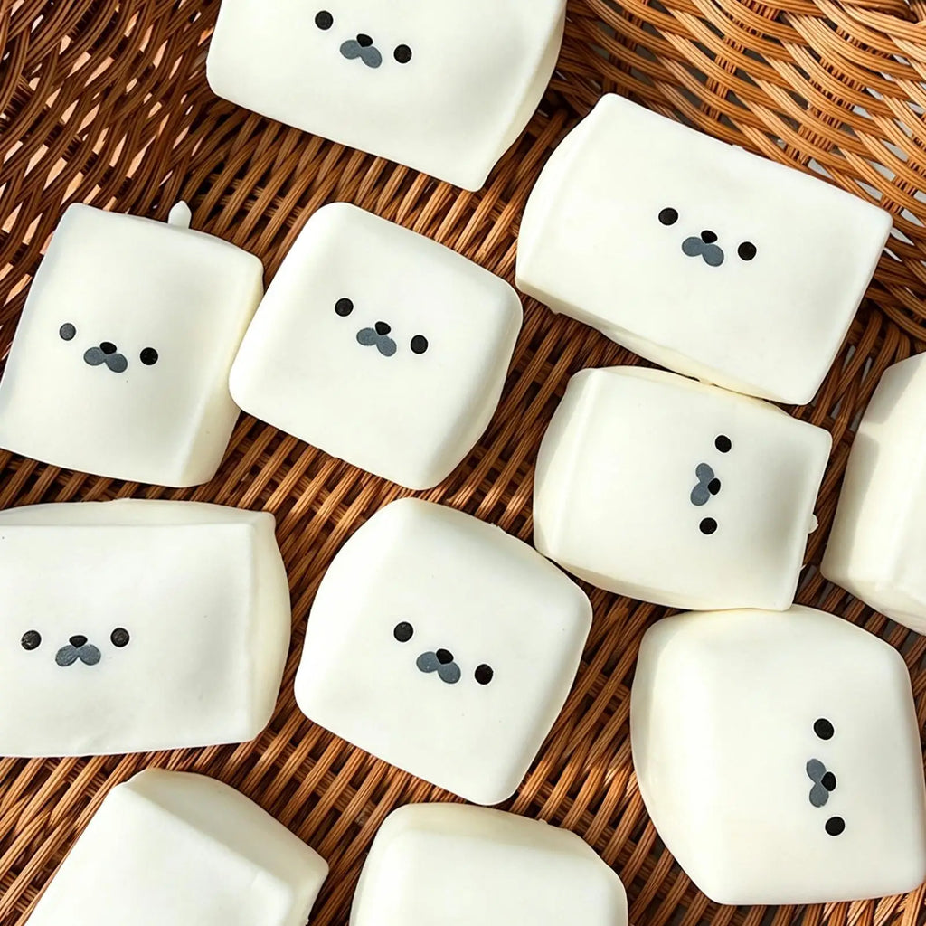 Seal Fidget Cute Soft Fun Party Favors Cube Dough Toys For Kids Adults Family Youth Teens Offices Work Commuting Relaxation Zpaxo