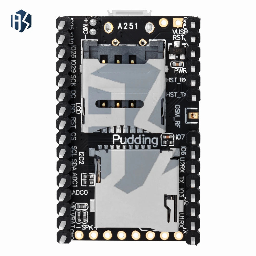 RCmall GPRS GSM A9G Pudding/ GPRS GSM+GPS BDS A9G Development Board SMS Voice Wireless for Smart Watch AT FZ3022 FZ3023 DIY Zpaxo