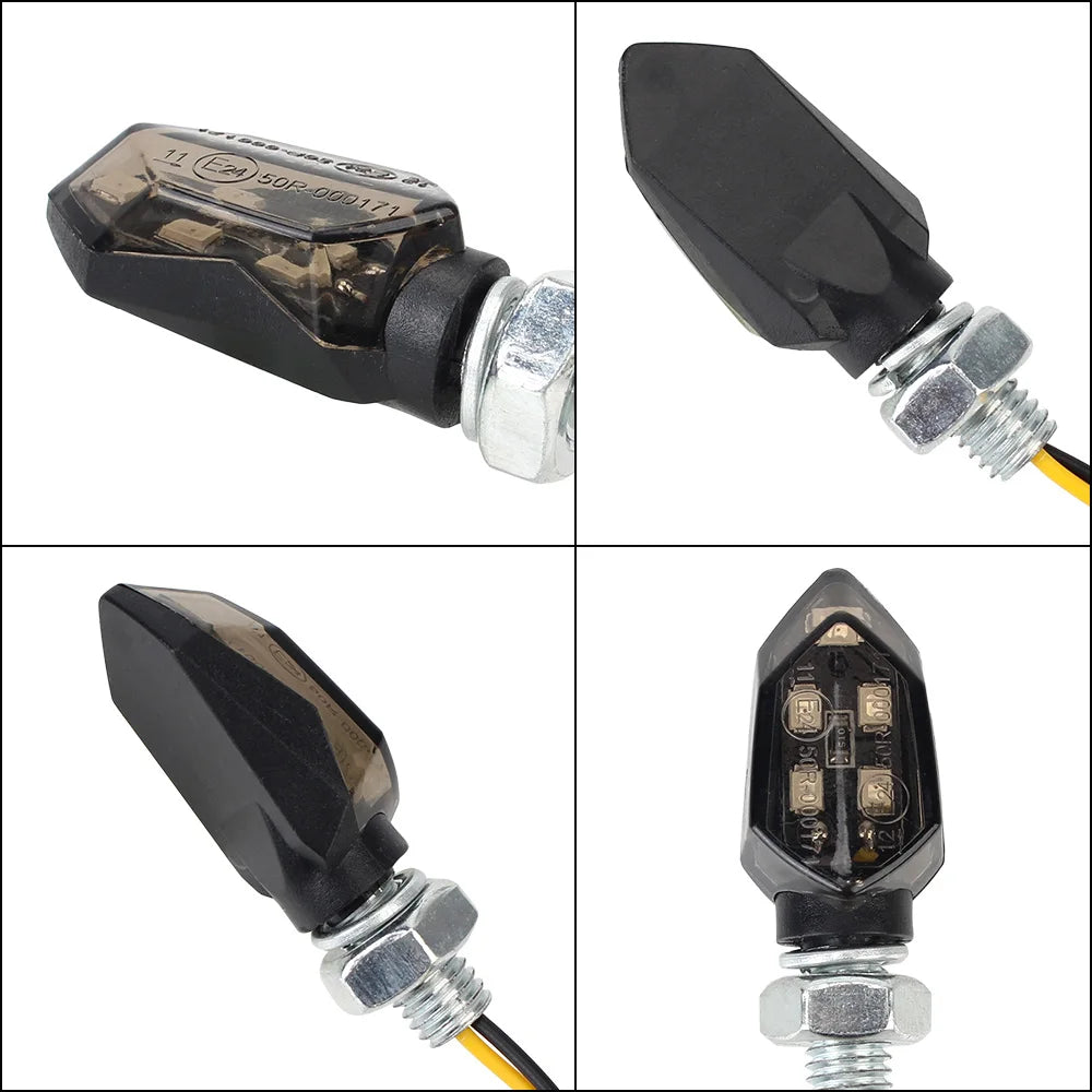 Led Motorbike Lampe Bright Universal Amber Blinker Turn Signal Light