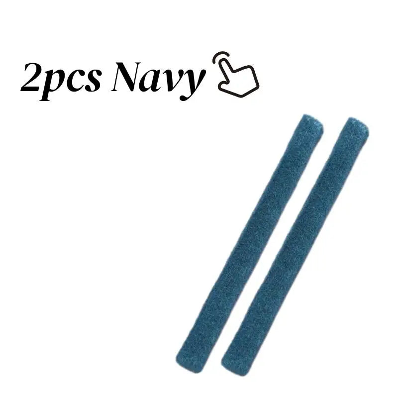 2pcs Soft Glasses Ear Pads – Plaid Non-Slip Cushion Sleeves, 4 Colors, Comfort & Secure Fit Zpaxo 2pcs Navy