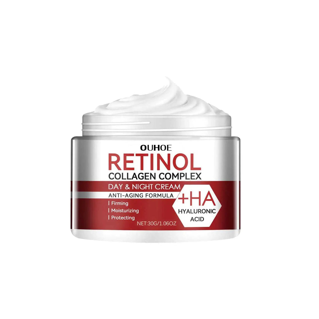 OUHOE Retinol Moisturizing Cream Anti-Wrinkle Fade Fine Lines Dark Circles Pore Tightening Moisturizing Anti-Aging Cream Zpaxo 30g boxed