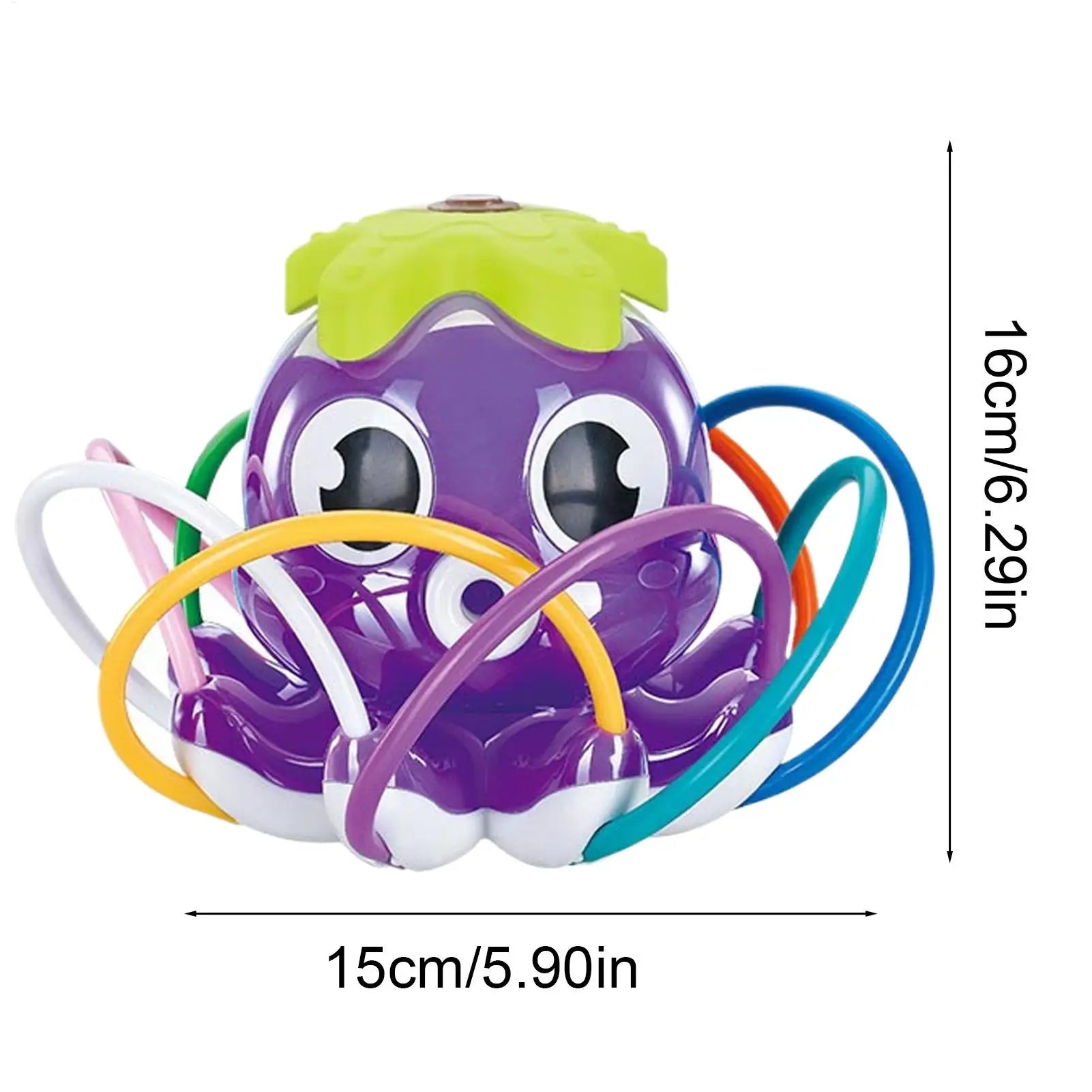 Water Sprinkler For Kids Octopus-Shaped Yard Sprinkler With 8 Swinging Tubes Outdoor Water Sprayer Garden Toy For Ages 3 Boys Zpaxo
