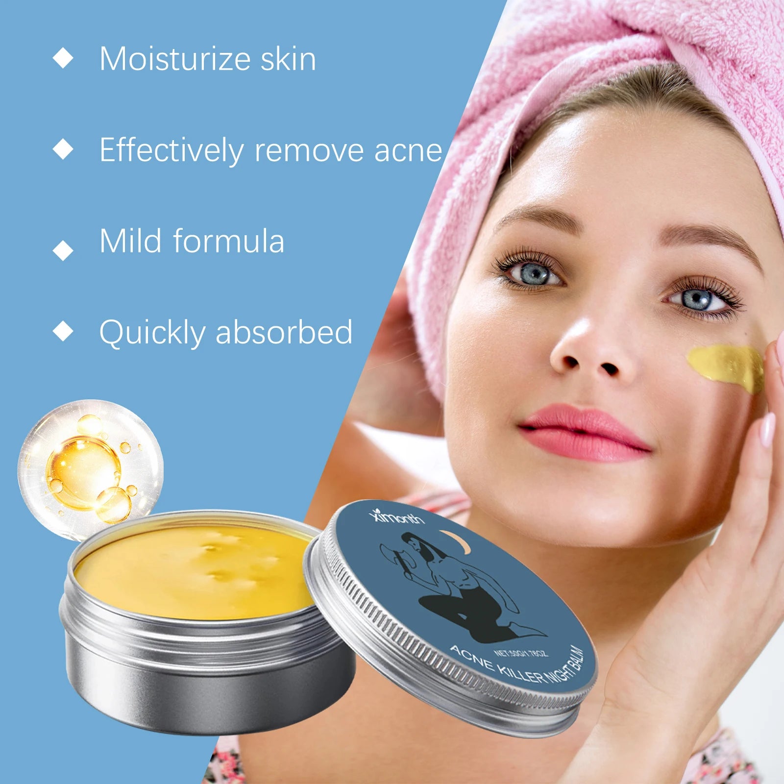 Ximonth Anti-Acne Face Cream – Oil Control & Pore Minimizing Anti-Acne Face Cream Zpaxo