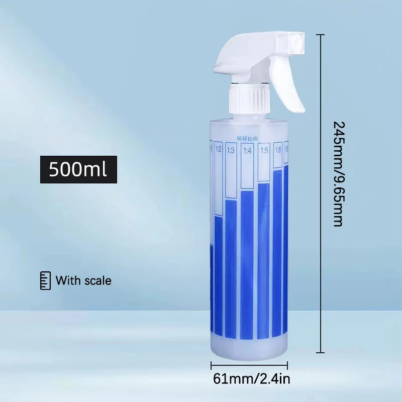 1Pcs Concentrate Dilution Ratio Bottle Proportional Scale Spray Bottles Sanitizer Watering Plastic Garden Tools Sprayer Zpaxo Blue