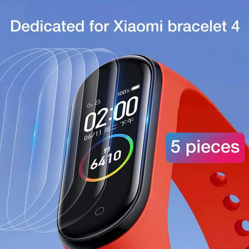 9D Curved Soft Hydrogel Film Xiaomi Mi Band 8 7 6 Protective Miband 3