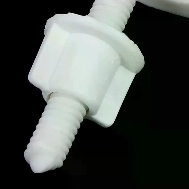 Seats Hinges Repair Tools Plastic Toilet Seat Screws Fixings Fit Toilet 1set/2Pcs Zpaxo