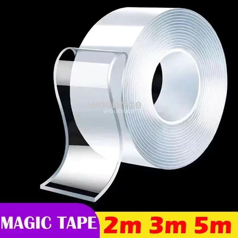 5m 3m Super Strong Double Sided Adhesive Tape Car Bedroom Kitchen Bathroom Outdoor Living Room Double-sided Tape Extra Strong Zpaxo 9.84 feet(3 m) 1mm 20mm