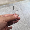 Jelly Pink Nail Art Silicone Brush Reusable Mirror Powder Applying