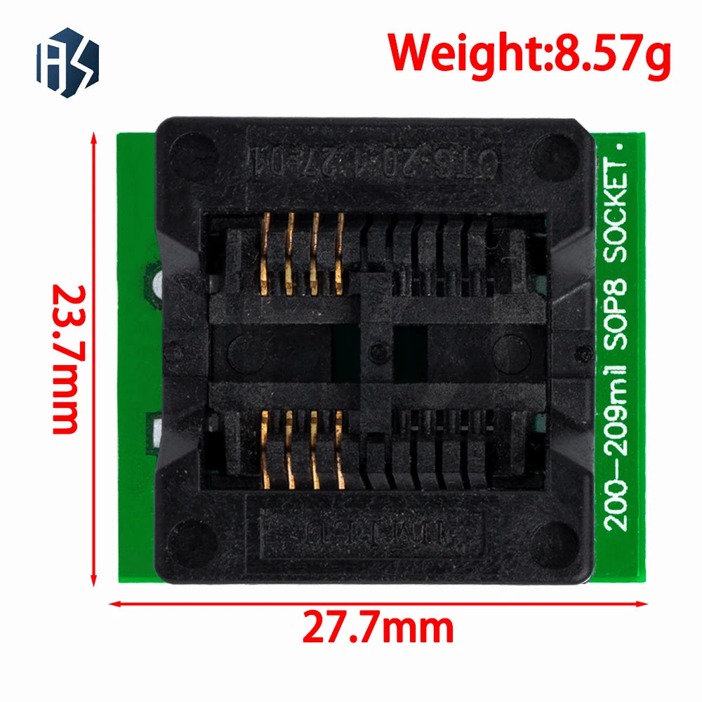 SOP8/SOP14/SOP16/SOP20/SOP28/TSSOP8/TSSOP16/TSSOP20/TSSOP28 TO DIP programmer adapter socket 150MIL 208MIL 300MIL 173MIL DIP8 28 Zpaxo