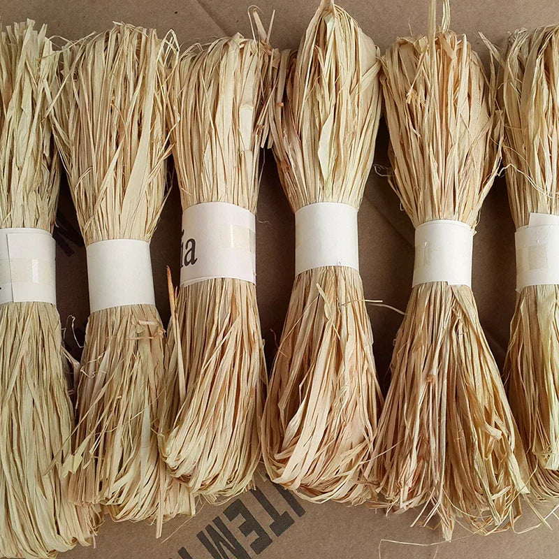 Craft Ribbon Paper Twine Raffia Natural Reed Tying Zpaxo