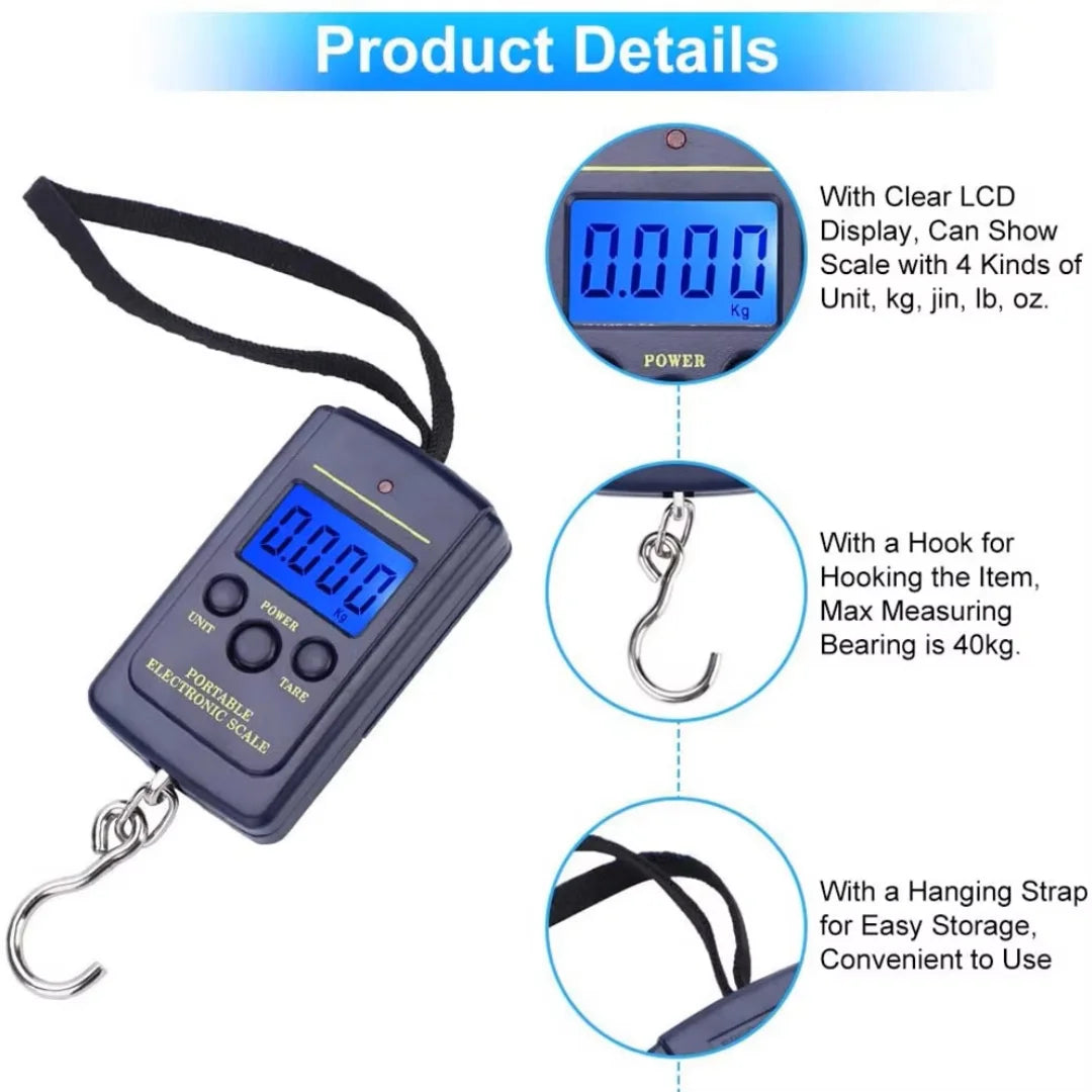 Mini Multifunctional Electronic Hanging Fishing Luggage Balanca