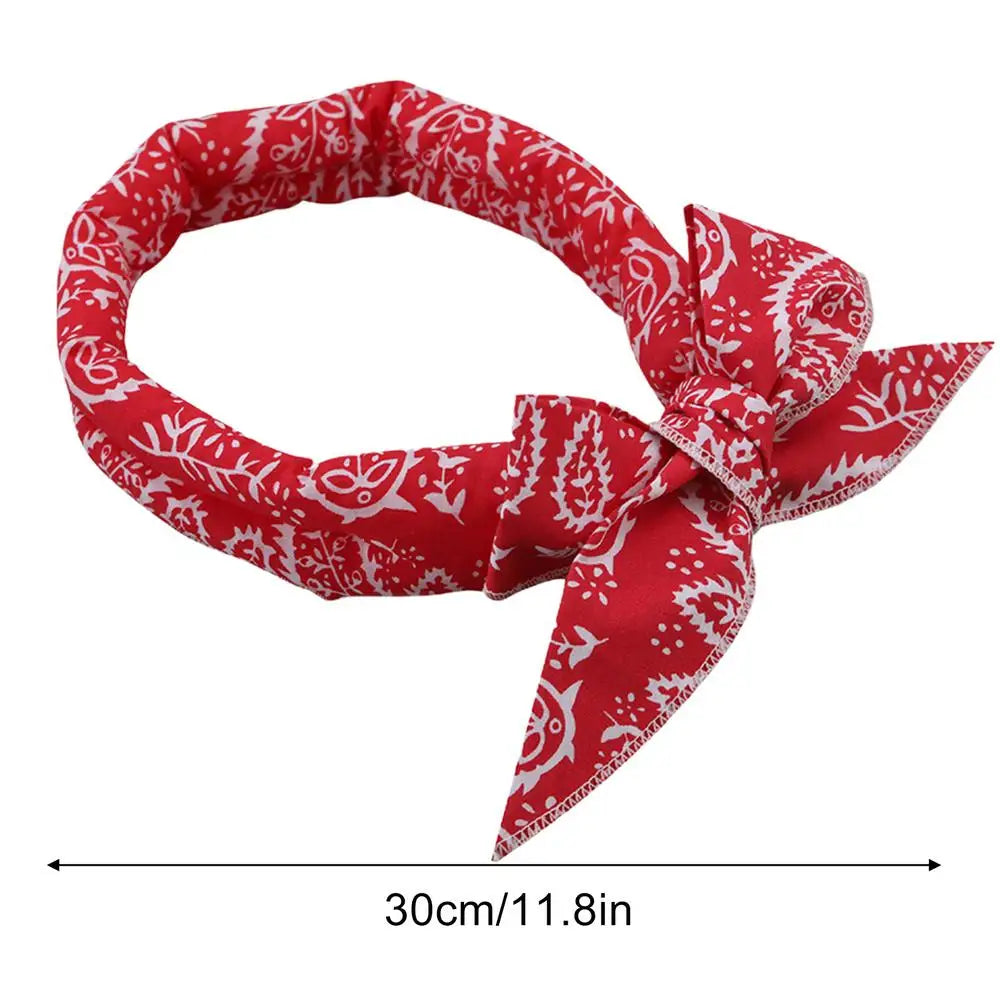 Dog Cooling Bandana Instant Breathable Neck Towel Outdoor Cat Ice Collar Towel For Puppy Small Medium Large Breed Indoor Outdoor Zpaxo Red China Mainland