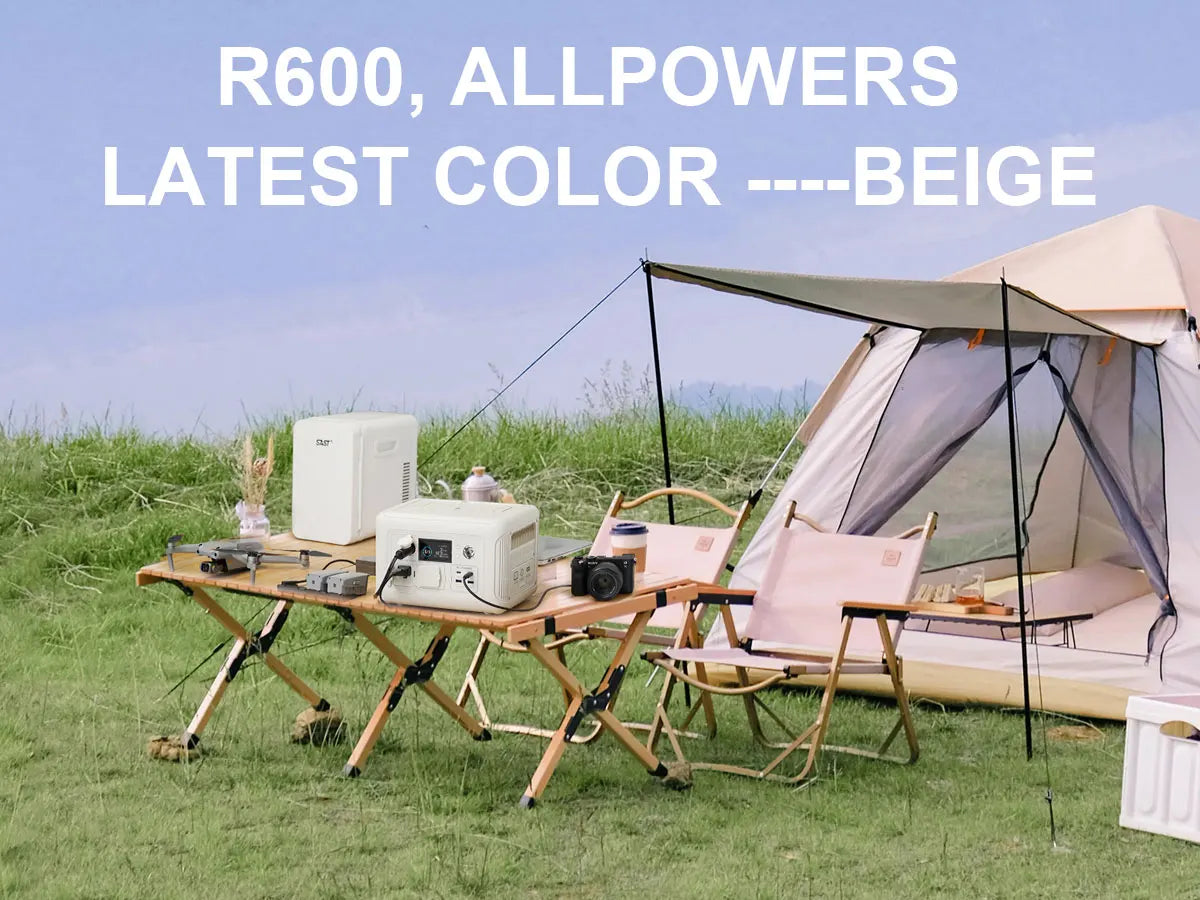 ALLPOWERS R600 Portable Generator 299Wh 600W Powerstation AC Outlets Zpaxo