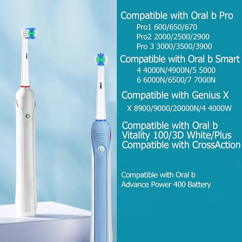 4/16/20/80pcs Set Electric Toothbrush Head For Oral B Sensitive Replacement Brush Heads D25 D30 D32 D18 4739 3709 4728 D4510 Zpaxo