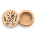 CM1Pcs Unfinished Wood Keepsake Baby Teeth Hair Memories Wooden Tooth