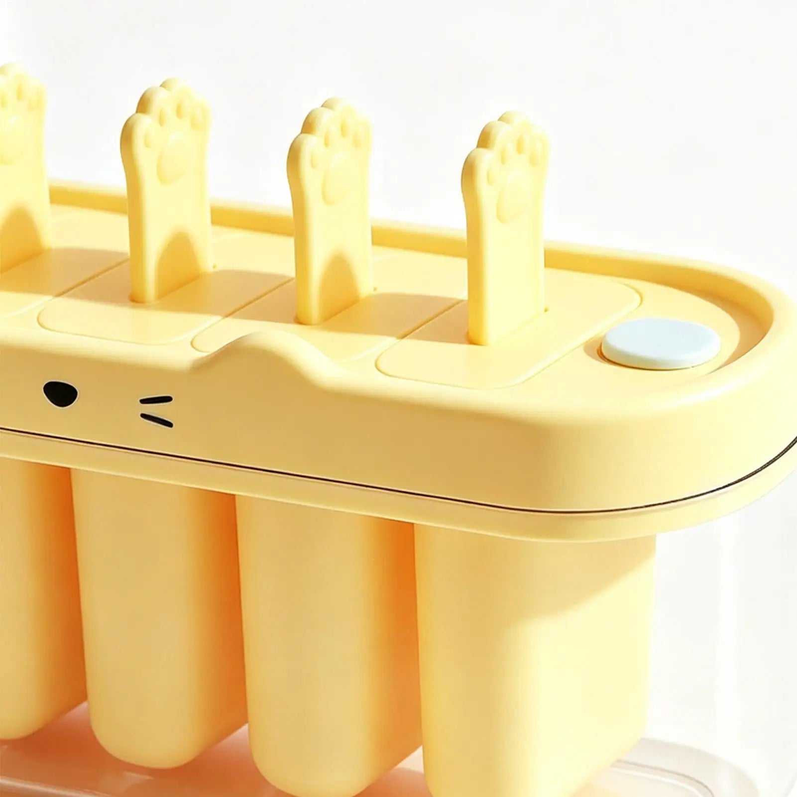 6-Cavity Popsicle Mold – Ice Pop Maker with Sticks Popsicle Mold Zpaxo