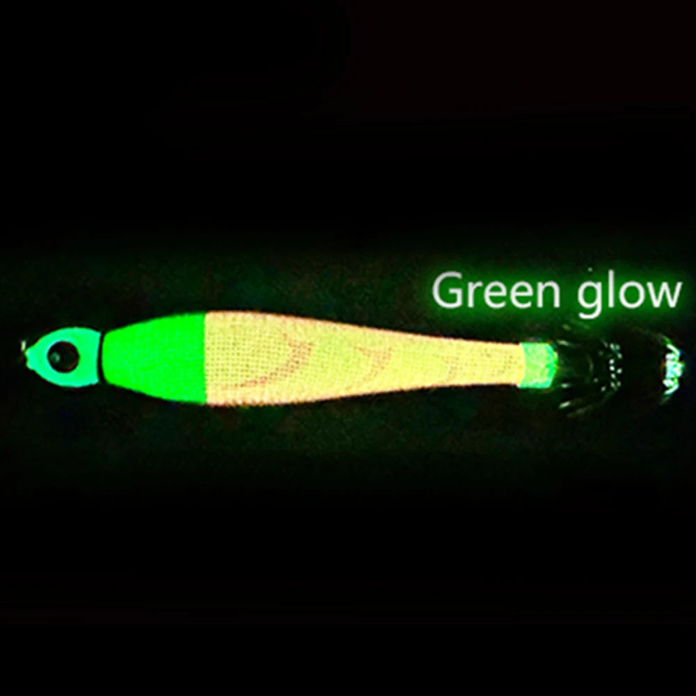 Luminous Squid Hook Cuttlefish Attracting Lure Double Glow Dark Bait