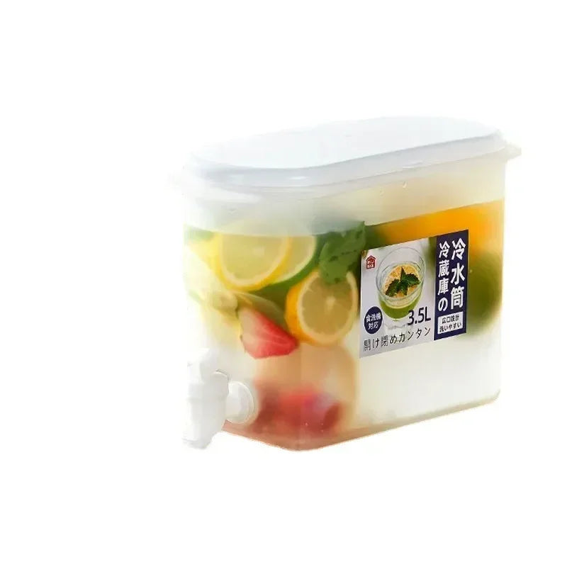 3.5L Cold Water Pitcher with Spigot – BPA-Free Fridge Dispenser