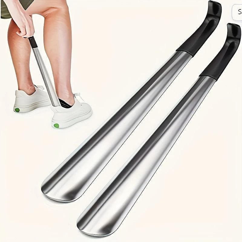 16 5 Stainless Steel Long Shoe Puller Ergonomic Grip Durable Metal