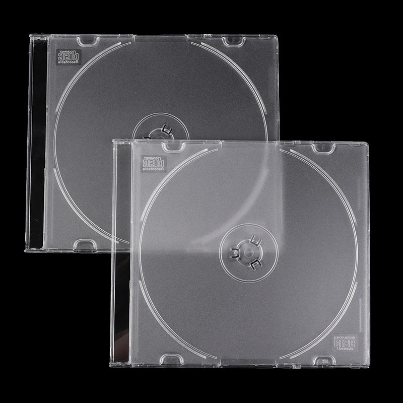 Clear Acrylic CD Storage Case Stand DVD Holder Rack Zpaxo