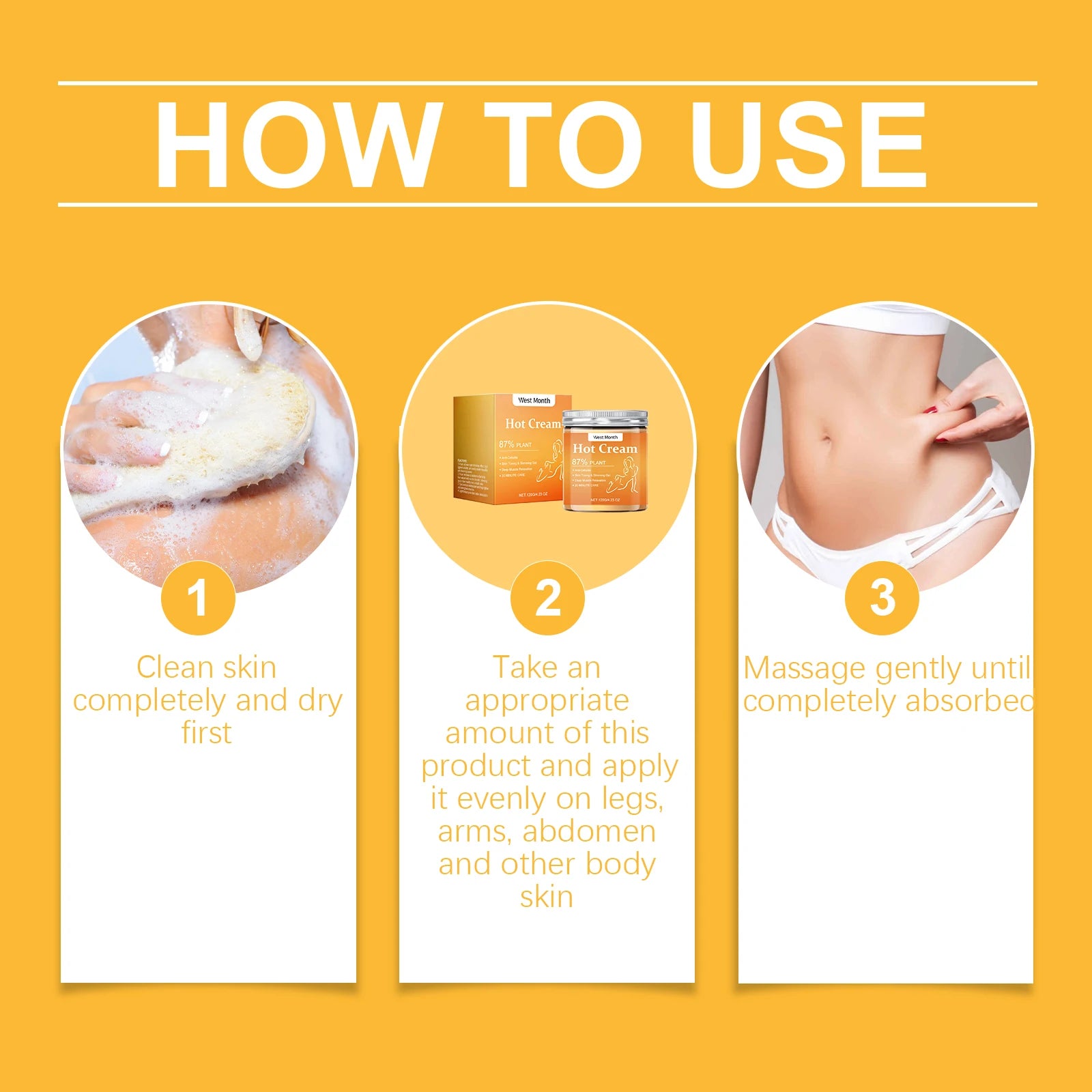 Fat Burner Weight Loss Cream Anti Cellulite Shaping Sculpting Firming Arms Belly Abdomen Thigh Legs Full Body Massager Hot Cream Zpaxo