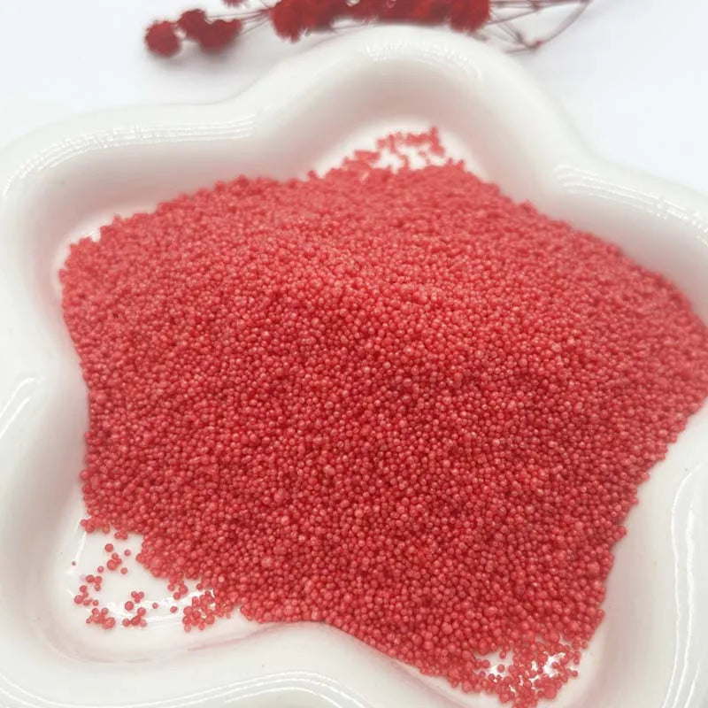 50g Pearl Sand Wax & 5 Wicks – DIY Colorful Candle Making Kit Candle Making Kit Zpaxo red 5pcswick