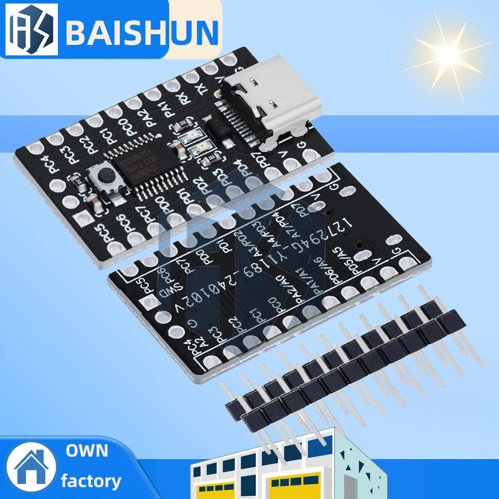 CH32V003 development board minimum system board core board RISC-V CH32V003F4P6 microcontroller module Zpaxo