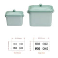 Dollhouse Mini Cake Bread Storage Box Model Simulation Kitchen Decor Zpaxo Green