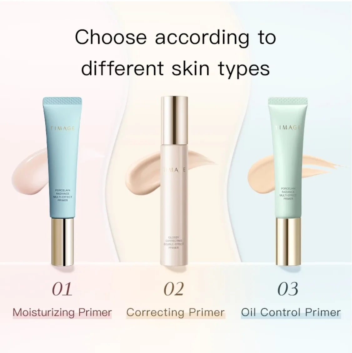 TIMAGE Makeup Primers Moisturizing/Tinted/Oil Control Multi-Effect Primer Base Cream Foundation Moisturizing Oil Control 5g Zpaxo