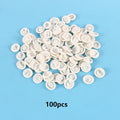 100Pcs Disposable Finger Cots Finger Protectors for Fingertips DIY Epoxy Resin Molds Making Tools Rubber Finger Gloves Zpaxo White