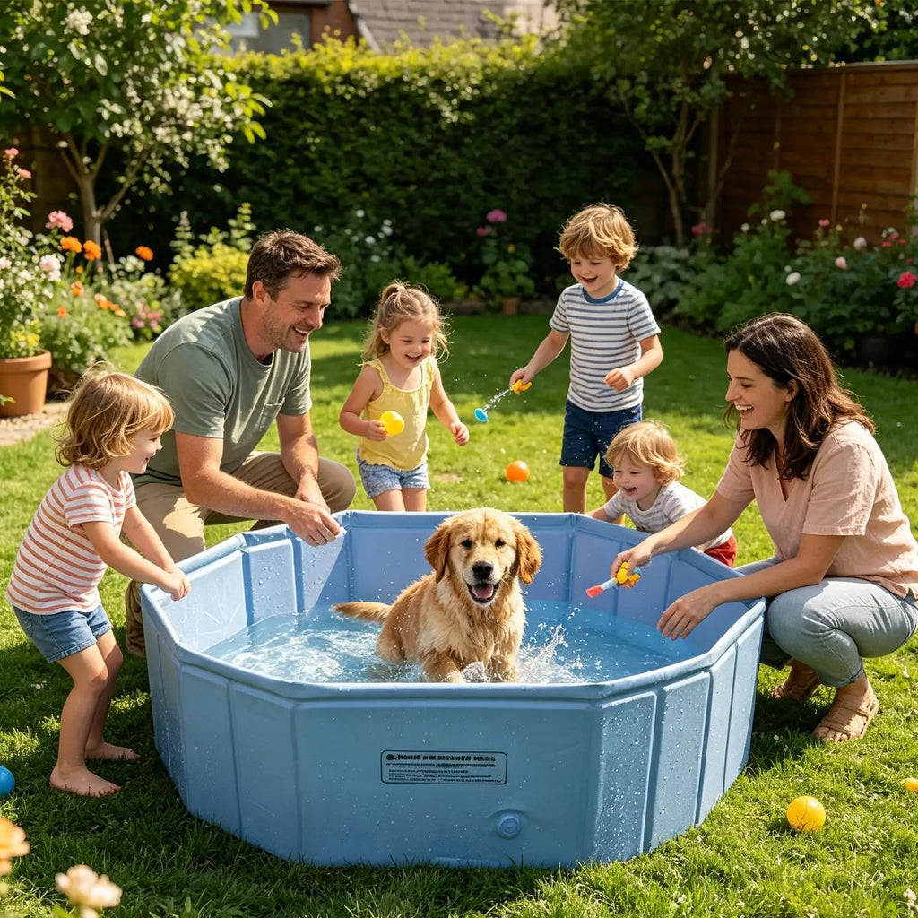 Pet Pool Foldable Kitten Swimming Wading Bathtub Portable Dog Small