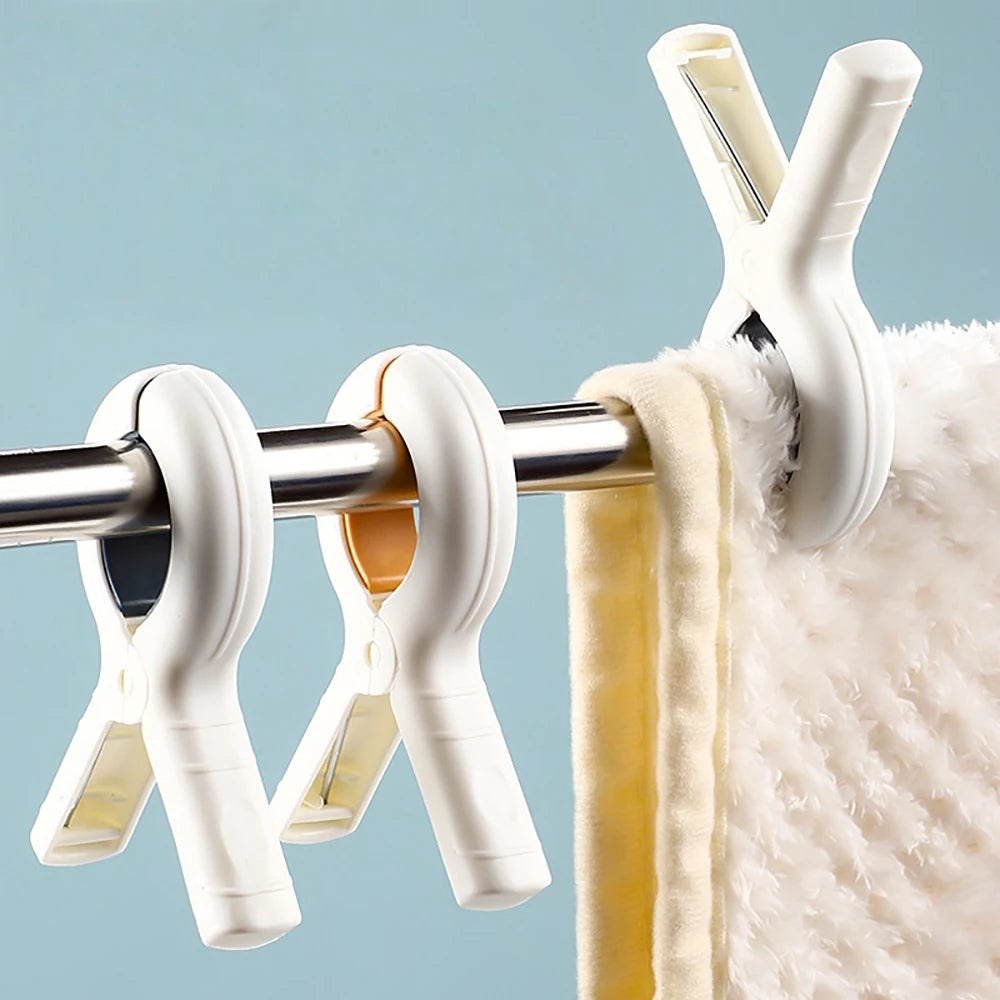 Beach Towel Clips Plastic Clothes Pins Strong Anti-rust Springs Heavy