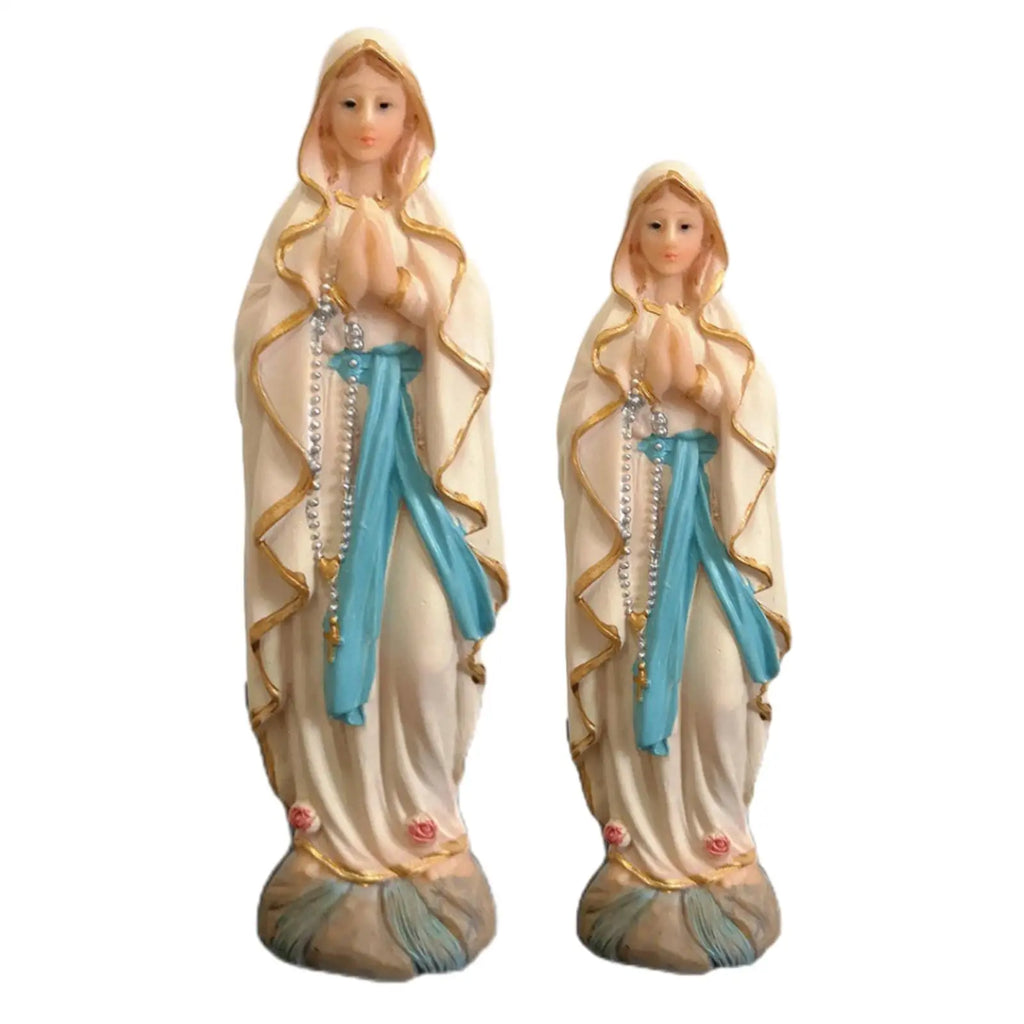 Blessed Luther Sculpture Desk Display Religious Catholic Figure Lady of Luther Figurine for Shelf Office Tabletop Home Desk Zpaxo