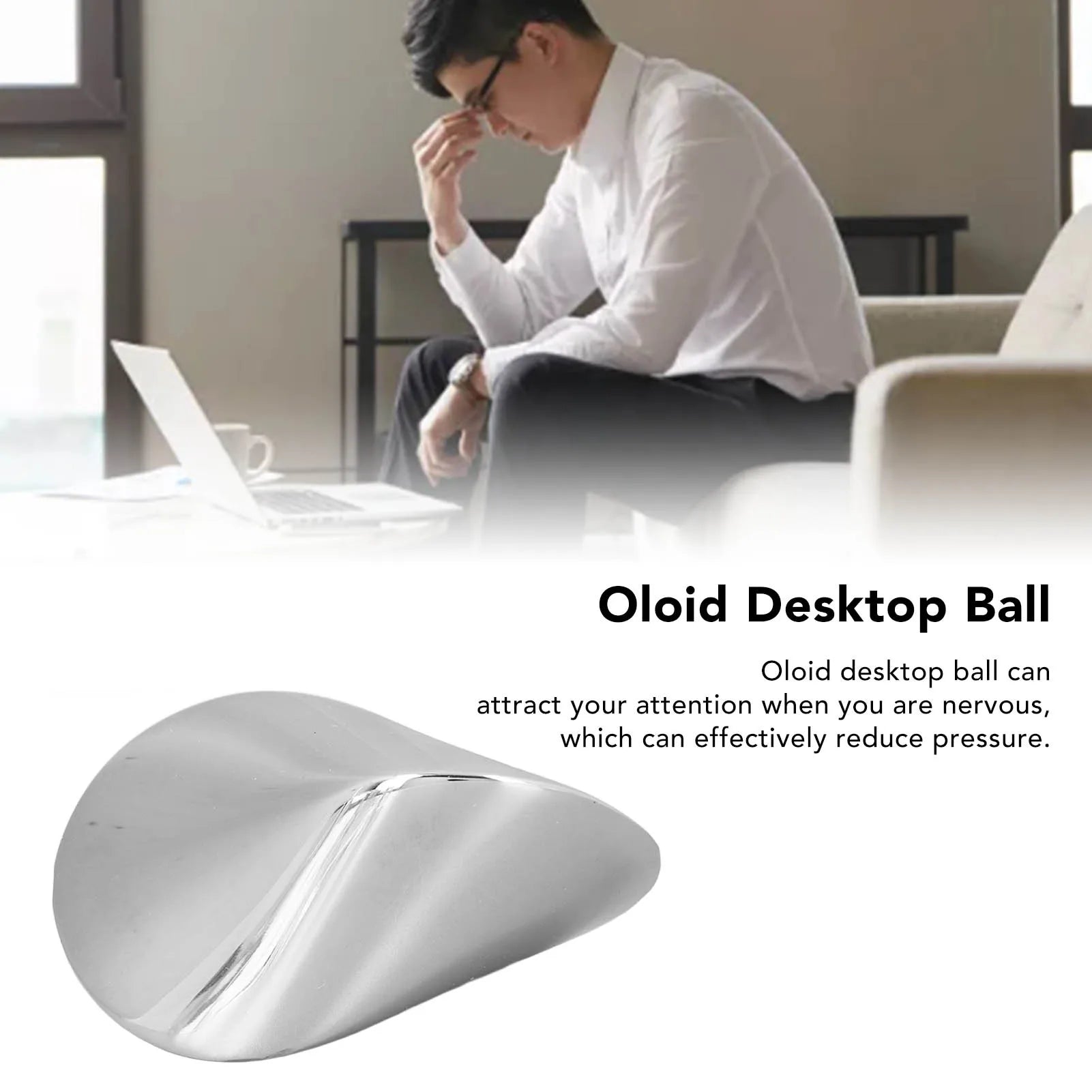 Metal Oloid Desk Desktop Reduce Pressure Smoothing Surfaces Stainless