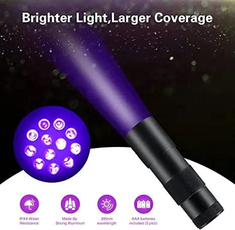 POCKETMAN 395nm UV Black Light Flashlight – Pet Stain Detector