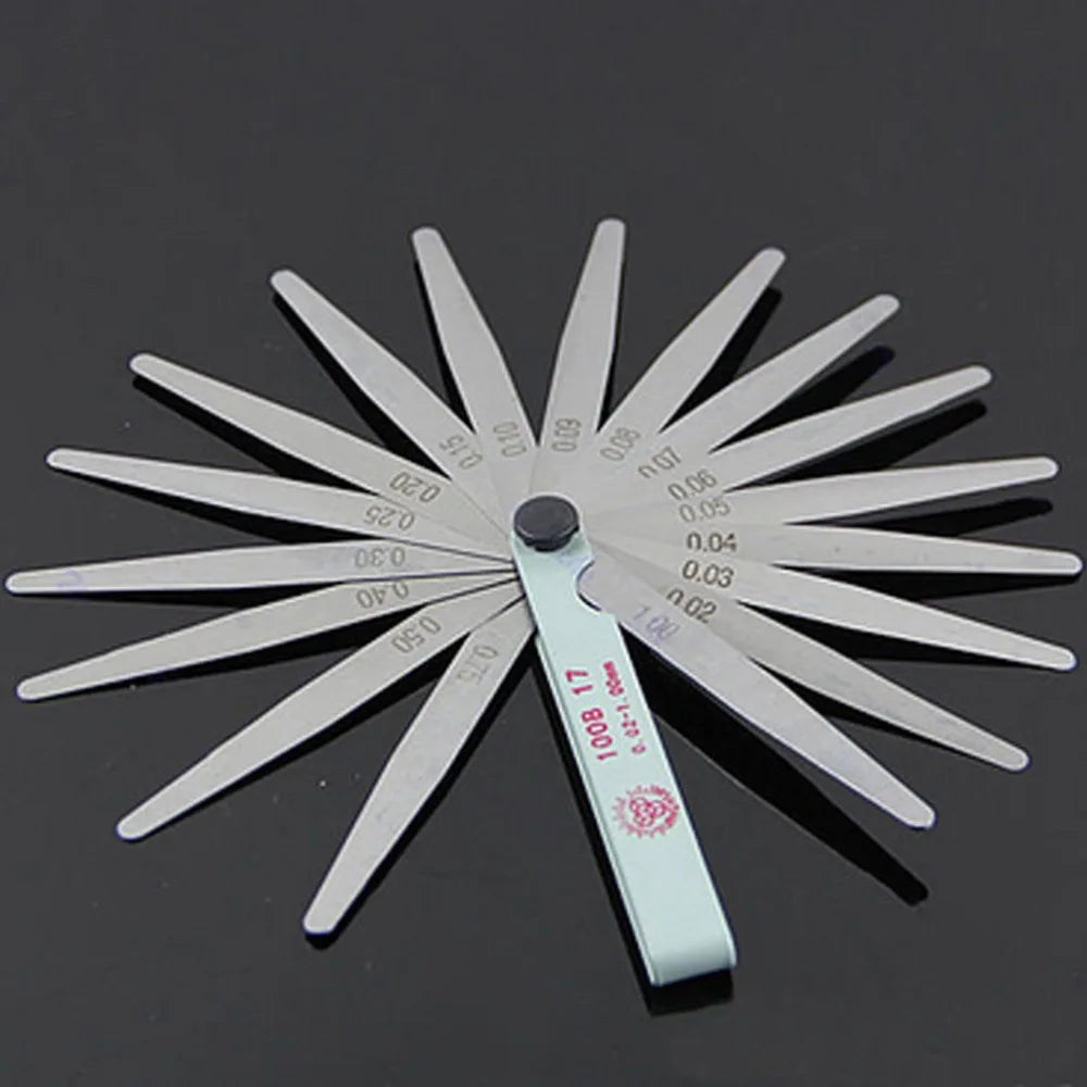 Useful 17 Blades 0 02 Thickness Gap Metric Filler Feeler Gauge