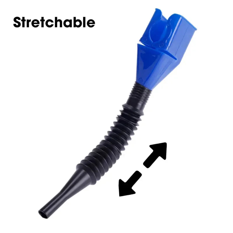 Folding Plastic Oil Funnel for Car & Motorcycle – 1–8 Pack