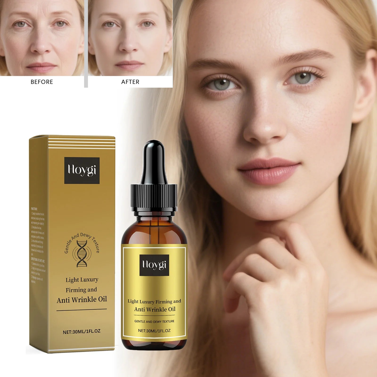 Hoygi Firming Face Oil – Anti-Wrinkle Lifting Serum 30ml Anti-Aging Face Oil Zpaxo