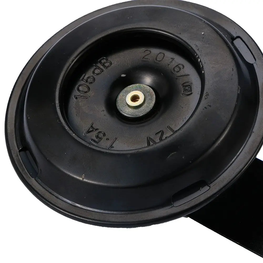 Durable Black 12V 105dB Noisy Automobile Part Claxon Horn Trumpet Car Zpaxo