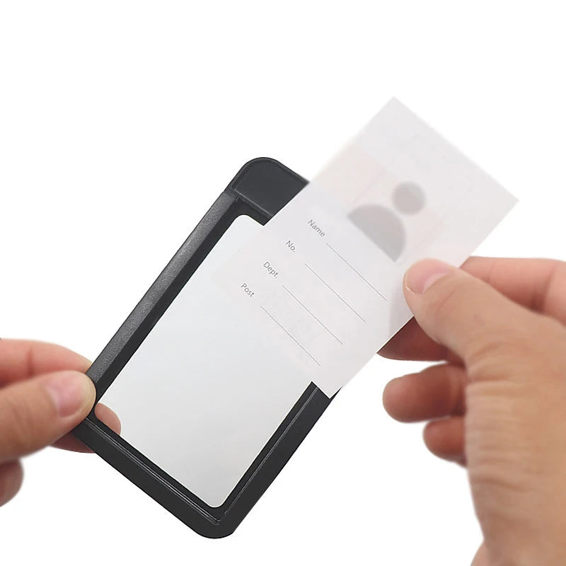 Retractable Slide ID Card Holder & Badge Protective Case
