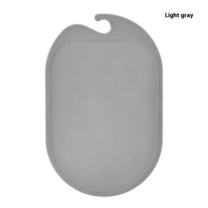 TPU Antibacterial Double-Sided Cutting Board – Wall Mounted TPU Cutting Board Zpaxo light gray