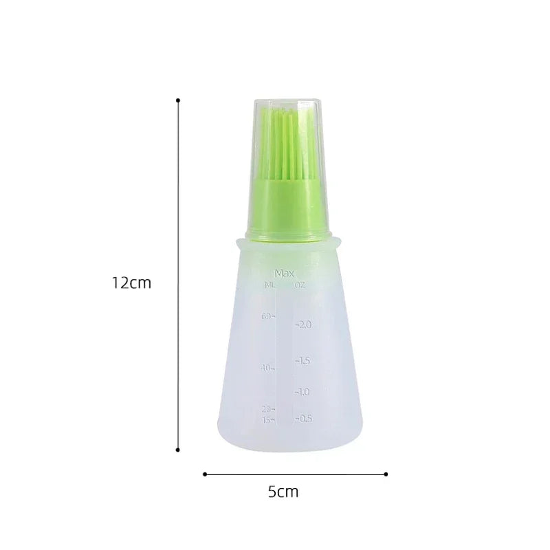 Silicone Oil Basting Brush with Lid – BBQ, Baking & Cooking Silicone Basting Brush Zpaxo