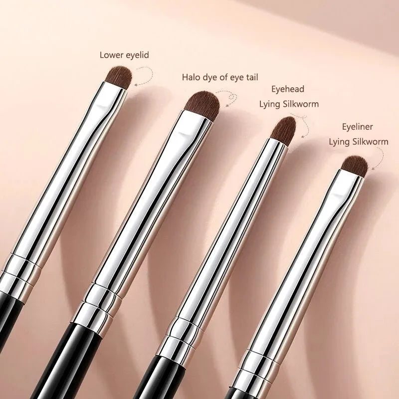 Small Angle Precise Detail Eyeshadow Brush Soft Horse Hair Eyelid