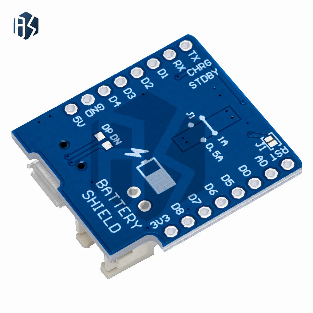Battery Shield V1 1 0 WEMOS D1 Mini Single Lithium Charging Boost Zpaxo