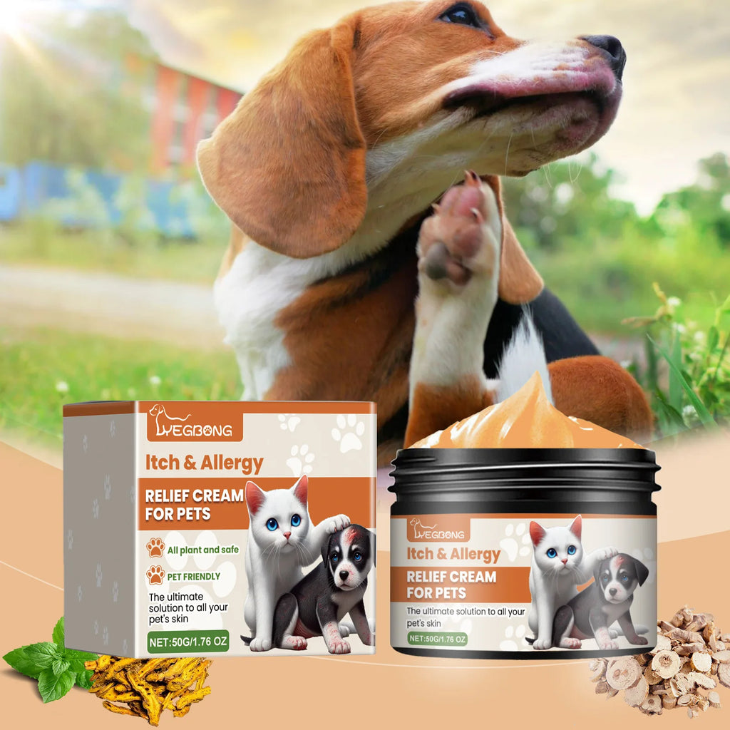 Yegbong New Pet Antiitch Antiallergic Cream Antipruritic Skin Soothing Recovery Care Restoring Repairing Herbal Nourishing Cream Zpaxo Default Title