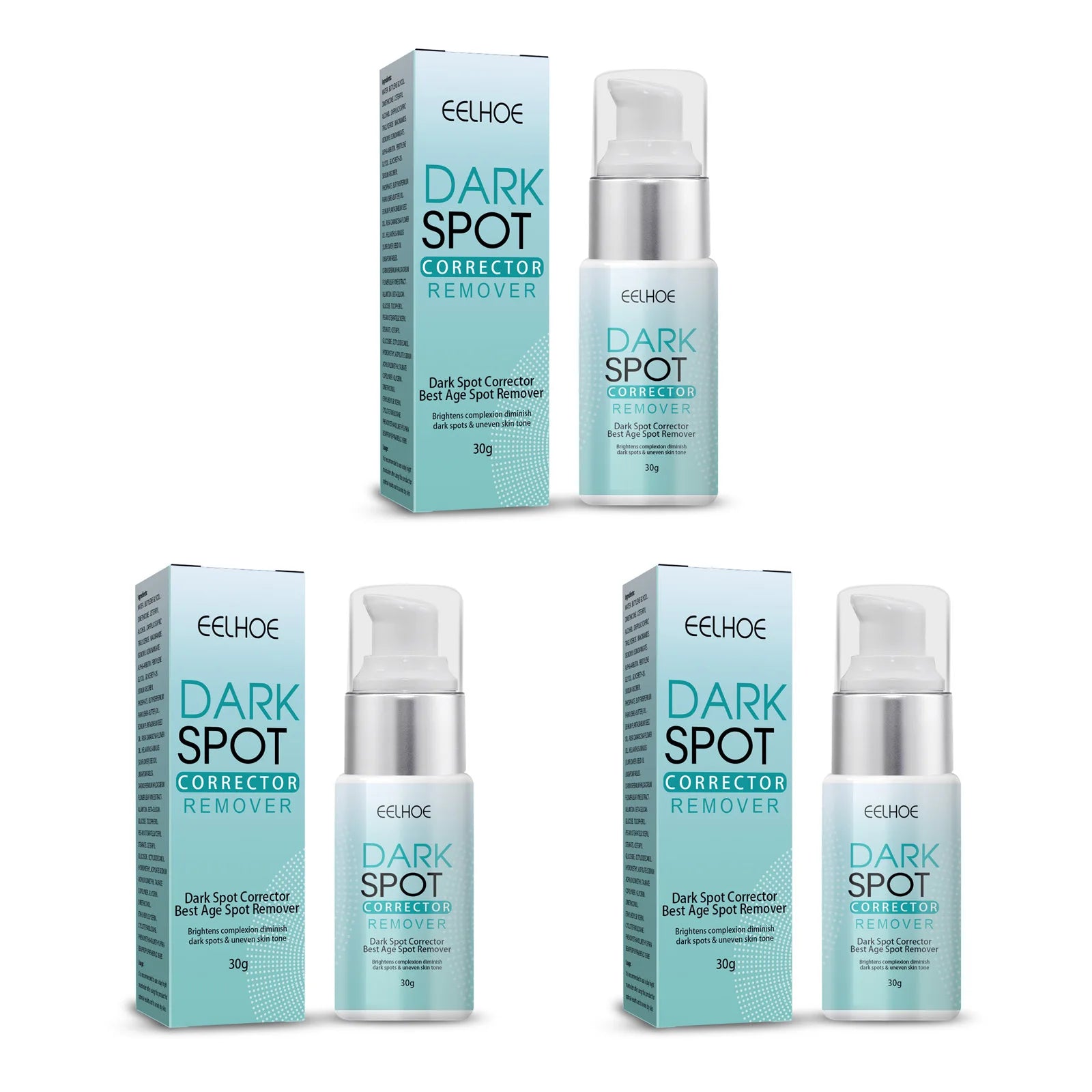 Freckle Whitening Cream Nicotinamide Fade Dark Spot Blemish Acne Mark Brightening Lightening Pigmentation Correction Cream Zpaxo 3 x 30g Boxed